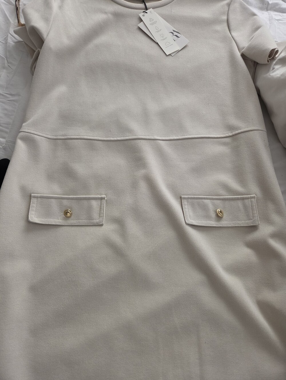 2 Zara Shift Dresses NWT SZL - Picture 2 of 7